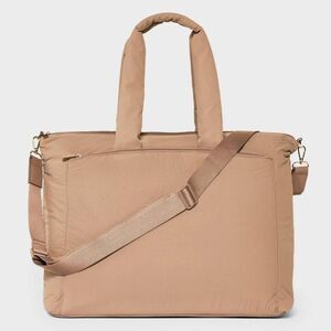 A New Day -  Soft Weekender Bag Travel Luggage Unstru Brown